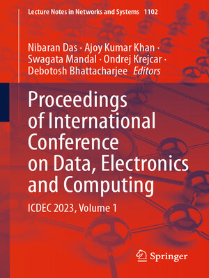 cover image of Proceedings of International Conference on Data, Electronics and Computing